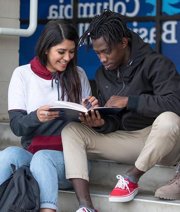 students studying